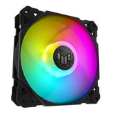 Asus TUF Gaming TF120 ARGB 12cm PWM Case Fan, Fluid Dynamic Bearing, Double - layer LED Array, Up to 1900 RPM - FIXgenie